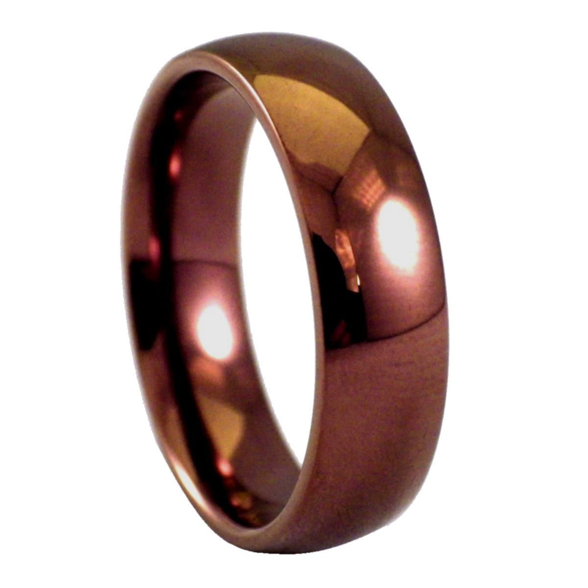 Copper mens wedding on sale band