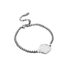 Flower of life Anklet Silver 316L Stainless Steel Sacred Geometry Bracelet