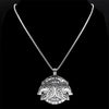 Geri Freki Viking Necklace 316L Stainless Steel Norse Wolves Wolf Pendant Chain