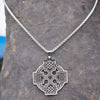 Traditional Celtic Cross Necklace 316L Stainless Steel Medieval Crucifix Pendant