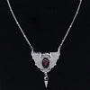 Vampire Necklace Surgical Stainless Steel Pentacle Bat Wings Gothic Pendant