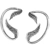 Wrap Around Valkyrie Earrings 316L Stainless Steel Above Ear Wing Crawlers