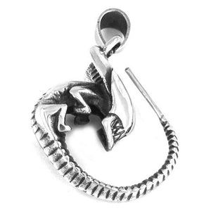 Requiem Alien Necklace Silver Stainless Steel UFO Xenomorph Pendant